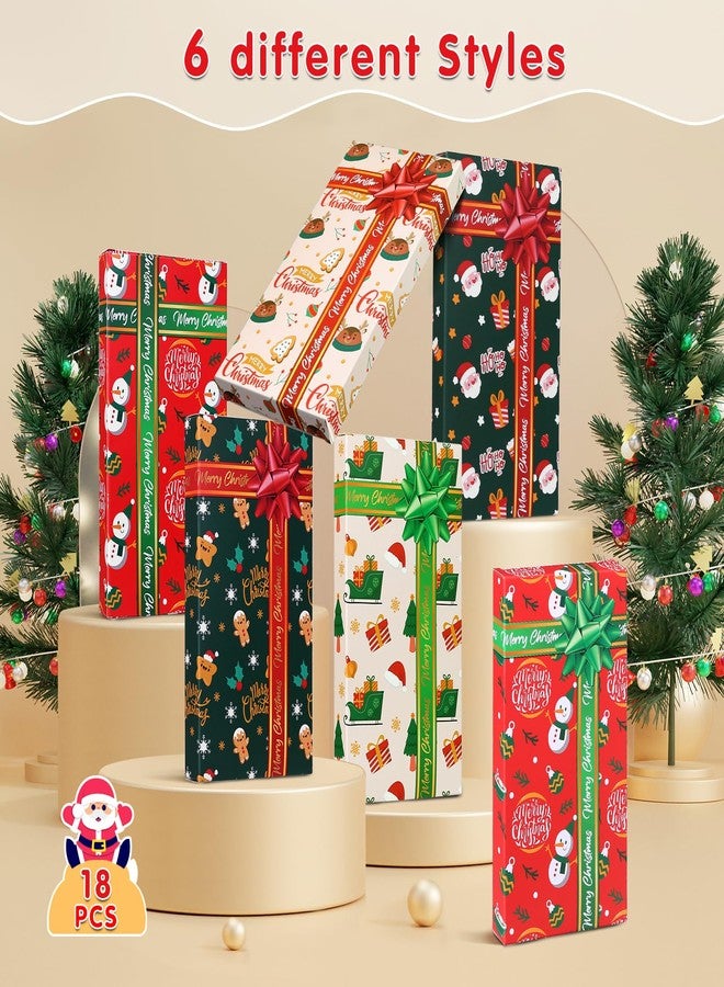 Naler 18Pcs Christmas Gift Card Holder, Gift Card Boxes with 20 Stickers for Christmas New Year Party Favors Gifts for Small Business, Specially designed Xmas Box - Image 3